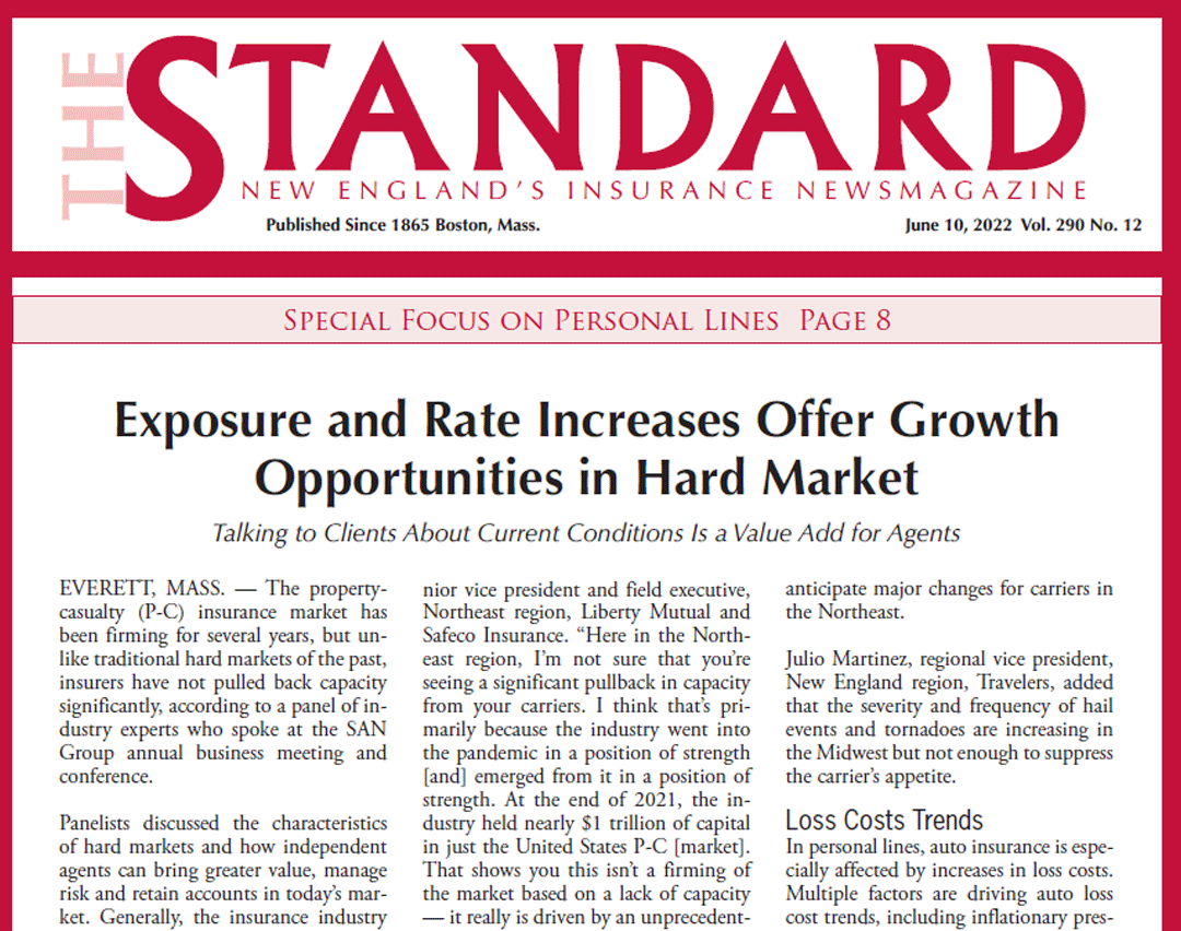 Exposure and Rate Increases Offer Growth Opportunities in Hard Market