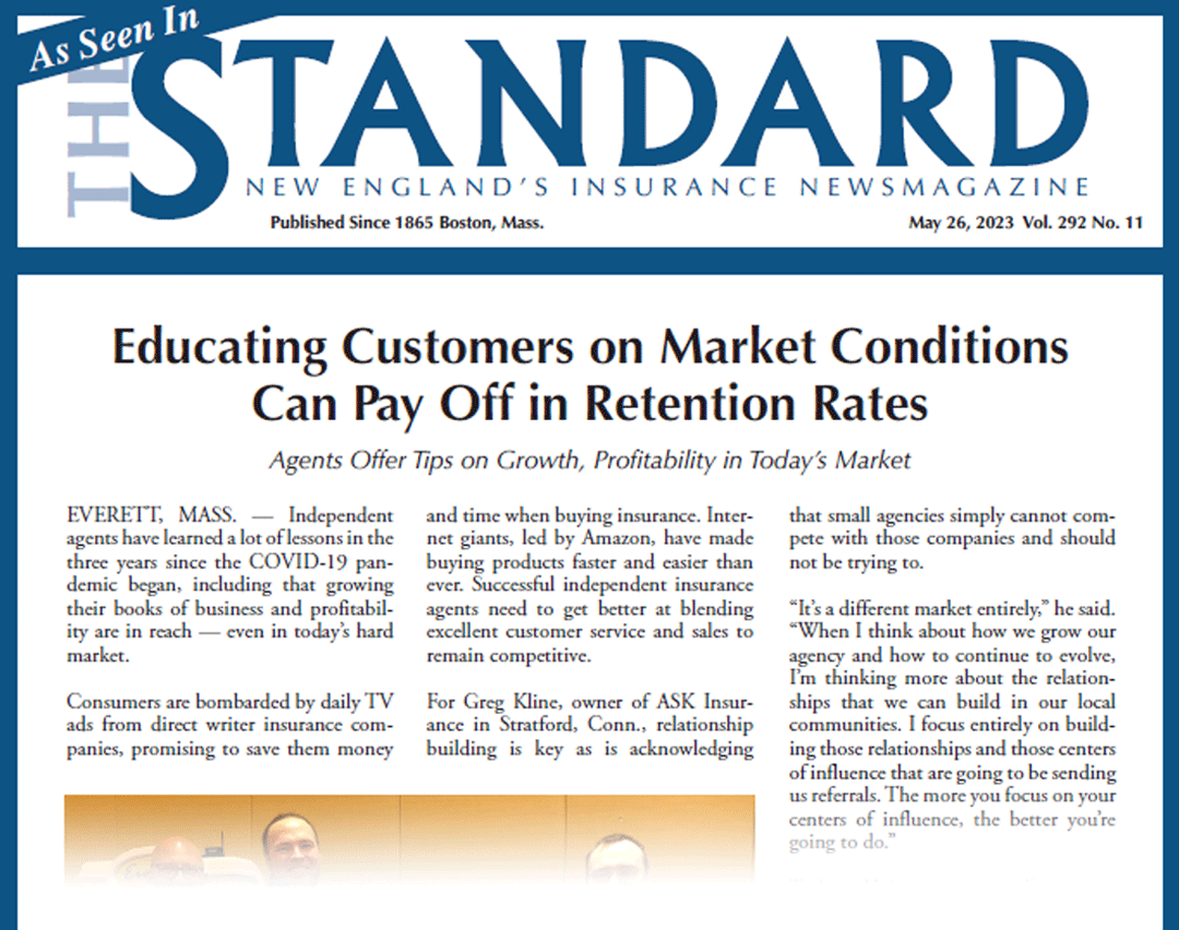 The Standard: Educating Customers on Market Conditions Can Pay Off in Retention Rates